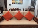 优临 沙发垫海绵垫高密度加硬定制订做实木红木科技布坐垫新中式飘窗 加硬高密全海绵60D 定制尺寸专拍 实拍图
