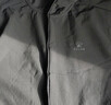 卡尔美（KELME）影鲨风衣梭织衣外套男冬季防风防水连帽加绒夹克运动冲锋 玛瑙黑 L 实拍图