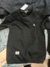 JEEP SPIRIT吉普卫衣男秋冬季韩版圆领宽松男士百搭长袖打底衫 黑色加绒 XL 实拍图