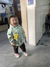 B.Duck小黄鸭童装男童外套三合一儿童三防秋冬新款女童户外两件套 【三防外套+暖绒内胆】浅草绿 100 cm（A类） 实拍图