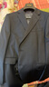 雅戈尔（YOUNGOR）西服男士050款上衣秋冬青年男套西上衣羊毛面料经典西服 藏青 L 175/96A 实拍图