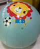 费雪（Fisher-Price）儿童玩具球宝宝小皮球拍拍球38cm(蓝色含打气筒)生日礼物礼品 实拍图