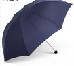 天堂 全自动雨伞三折 10骨加固一键开收易甩干简约晴雨伞 冷山绿 实拍图