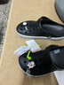 卡骆驰洞洞鞋贝雅卡骆班轻便耐磨一脚蹬休闲鞋|205089 黑色/白色-066 43 (270mm) 实拍图