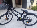 凤凰免安装山地自行车成人男女学生可锁减震变速油碟双培林轴承山地车 黑色/铝合金培林轴承/全组装 26英寸（身高155-180左右） 线碟/24速禧玛诺M315指拨+TZ500变速 实拍图