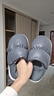 京东京造【防水两穿】棉拖鞋包脚秋冬保暖棉拖鞋男士大象灰44-45JZ-2434 实拍图