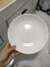 纯白酒店餐盘8英寸陶瓷圆盘家用菜盘釉下彩 纯白8英寸饭盘  4只 实拍图