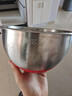 展艺烘焙工具 304不锈钢打蛋盆带刻度和面发面打发沙拉盆雪花酥 实拍图