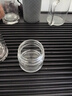京东京造茶水分离杯 双层透明泡茶玻璃杯玻璃水杯  商务办公泡茶杯子280ml 实拍图
