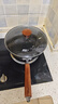 苏泊尔（SUPOR）平底锅 有钛铁不粘煎锅无涂层铸铁牛排锅家用大容量EJ28AYT01 实拍图