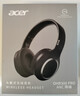宏碁（acer）OHR300PRO头戴式蓝牙耳机ANC降噪耳麦长续航电脑网课游戏运动音乐耳麦适用苹果17华为80小米16 黑 实拍图