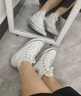 匡威（Converse）ALL star  常青款男鞋女鞋经典休闲鞋情侣鞋高帮帆布鞋板鞋学生鞋 101009 白高 41 /7.5 实拍图