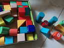 QZMEDU62粒大颗粒积木字母数字启蒙拼搭游戏儿童益智玩具男女孩生日礼物 实拍图