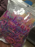 艾梵妮（Eyefanniy） 高弹力儿童不伤发一次性橡皮筋发绳饰品女黑扎头发圈头绳头饰发饰 果冻色【加厚小圈】袋装 实拍图