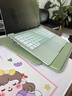 SINEX【京品补贴】苹果笔记本电脑包macbook air m5m4配件新款neo保护壳支架防摔商务14英寸华为内胆包 玄米绿 13.6英寸 实拍图