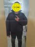 杰克·琼斯（JACK&JONES）男装秋冬季羽绒服男士短款保暖加厚宽松无帽蓄热鸭绒外套 E43纯黑色 第一批 XL （185） 实拍图