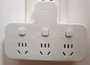 公牛（BULL）转换插头/品字形一转三插座/无线转换插座/电源转换器 适用卧室、厨房 3位分控开关插座 蓝白款 实拍图