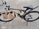 EG7死飞自行车男实心胎活飞网红倒刹车单车公路赛轻便成年学生成人女 纯黑色26寸60刀 骑行无忧 实拍图