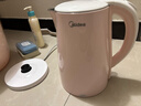 美的（Midea）电热水壶电水壶烧水壶双层防烫 0涂层 食品级304不锈钢1500W快速沸腾1.7L大容量 HJ1705 实拍图