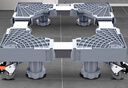 妙馨思洗衣机支架底座全自动波轮滚筒防滑防震脚垫架冰箱可移动万向轮增加高支架滑轮托盘海尔小天鹅通用 实拍图