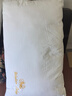 博洋（BEYOND）家纺枕头芯可水洗全棉刺绣单人软枕芯中枕单个装 莲仪48*74cm 实拍图