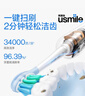 usmile【李佳琦同款】笑容加冲牙器 洗牙器牙齿冲洗器 伸缩便携式冲牙器 C20镜湖蓝  新婚生日礼物 实拍图