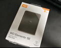 西部数据（WD）2TB 移动硬盘 USB3.0 SE系列 2.5英寸 机械硬盘 笔记本电脑外接 外置存储办公 大容量家庭存储 实拍图
