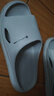 洁丽雅防臭拖鞋男士夏季2025新款居家室内浴室洗澡eva家用防滑凉拖鞋女 浅灰 【2.0升级款 | 材质提升 送品牌包装袋】 42-43 【适合41-42码】 实拍图
