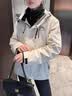 鸭鸭王一博同款冰壳冲锋衣羽绒服男冬季新款三合一户外三防情侣女外套 浅灰卡其色 【羽绒内胆】 S /165 实拍图