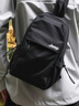 吉普户外双肩包男背包女斜挎包轻便出行两用胸包防泼水旅行包小型书包 黑色 实拍图