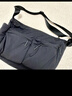 优衣库男装女装休闲挎包单肩包防泼水背包肩带可调节25新款479281 09 黑色 均码(33.5 × 11 × 26.5 cm) 实拍图