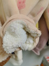 嘟嘟家宝宝裤子加绒冬季男童冬装保暖女童长裤潮儿童休闲裤 米色粉兔 90 实拍图