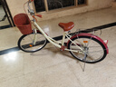 凤凰（Phoenix）自行车成人男女式通用型城市通勤单车女芭蕾 24英寸米黄色 实拍图