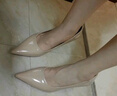 达芙妮裸色高跟鞋女2025秋季爆款通勤女鞋气质尖头细跟单鞋女职场皮鞋女 裸肤色【跟高6cm】 37 实拍图