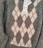 优衣库女装菱格圆领针织衫/毛衣毛衫482645 03 灰色 L /160/88A 实拍图