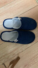 回力日系柔软情侣棉拖秋冬家居室内保暖棉鞋男款HL0006蓝色42-43码 实拍图