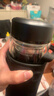 富光拾喜双层玻璃杯防烫茶杯直身商务车载便携带滤网大容量办公杯子800ml 实拍图