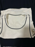 优衣库女装Bra短背心/加杯背心辣妹风条纹拼色带胸垫新款473989 00 白色 S /155/85 实拍图