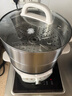 九阳（Joyoung）电蒸锅电煮锅电火锅家用多功能电锅早餐蒸玉米包子锅电热锅13L三层大容量不锈钢加大蒸笼蒸锅GZ162 实拍图