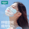 稳健医用外科口罩独立装灭菌成人口罩一次性冬季保暖防风口罩防细菌 【云朵型双鼻梁条】成人款随机渐变色30袋 实拍图