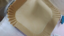 双枪空气炸锅专用纸 烤盘烤箱耐高温吸油纸 食品级加厚锡纸方形100只 实拍图
