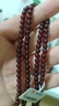卡薇亚天然石榴石手链女士多圈酒红色水晶手串送老婆女友生日情人节礼物 7A绕手三圈手链附证书 珠径4.5mm左右 实拍图