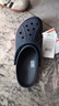 卡骆驰（CROCS）洞洞鞋贝雅卡骆班轻便耐磨一脚蹬休闲鞋|205089 冬日白/彩色-1LI 36 /37(220mm) 实拍图