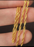 周六福（ZLF）   黄金项链女足金999绞丝链 计价 45cm - 6.07g 足金 实拍图