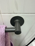 京东京造 反重力系列毛巾架拖鞋免打孔太空铝单杆厨房卫生间浴室置物30cm 实拍图