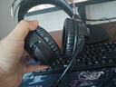 狼蛛（AULA）电脑耳机头戴式耳麦 游戏电竞耳机7.1笔记本电脑重低音有线降噪听声辩位 梦幻黑【USB+双3.5接口】 实拍图