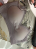 氧心（YANGXIN）两件装内衣女夏季无痕聚拢文胸无钢圈背心吊带运动女士胸罩美背 黑色+浅紫【吊带款】 XL 实拍图