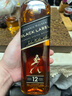 尊尼获加（JOHNNIE WALKER）洋酒 12年黑方黑牌700ml 苏格兰调和型威士忌无盒 实拍图