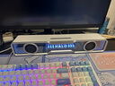 漫步者花再【新品热卖|蓝牙V5.4】Halo SoundBar桌面音箱音响炫彩深渊灯效礼物游戏家用隐藏麦台式笔记本 【影院级音质】破晓白 实拍图
