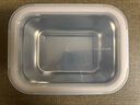 乐扣乐扣（LOCK&LOCK）不锈钢保鲜盒哑光涂层轻巧耐摔收纳保鲜盒饭盒收纳盒 米白【316L不锈钢】 2L 单件装 实拍图
